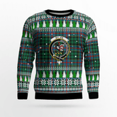 Clan Byres 1 Crest Tartan Christmas Ugly Sweater TQ85 Byres 1 Crest Tartan Tartan Ugly Sweater